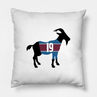 Joe Sakic GOAT Pillow