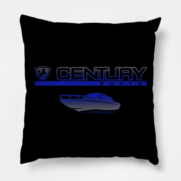 Century Boats USA Pillow by Midcenturydave