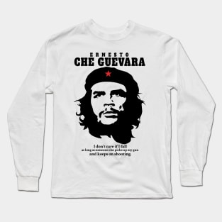 Art-O-Rama Shop - Che Guevara Revolution Hope Style Long Sleeve Shirt White / Medium