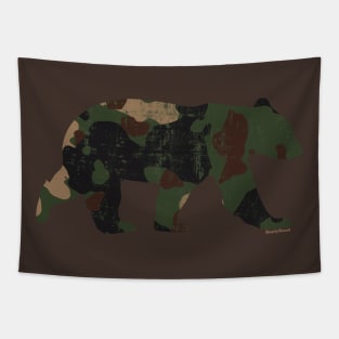 Mens Camouflage Daddy Bear | BearlyBrand Tapestry