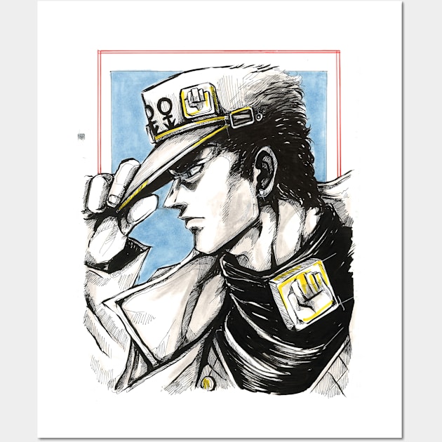 Jotaro Kujo, an art print by Petteri Holm - INPRNT