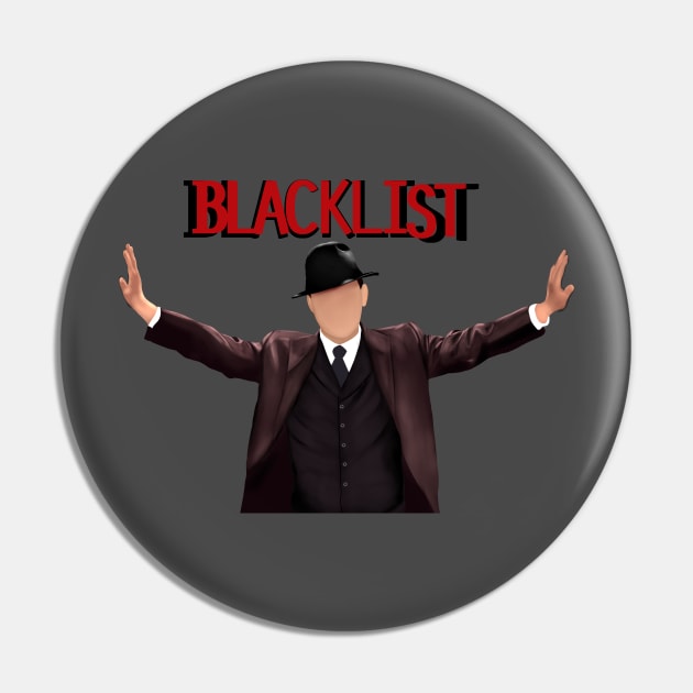 The blacklist drawing reddington Pin by BeccaKen Designs