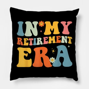 Groovy In My Retirement Era Teacher Retired 2024 Pillow