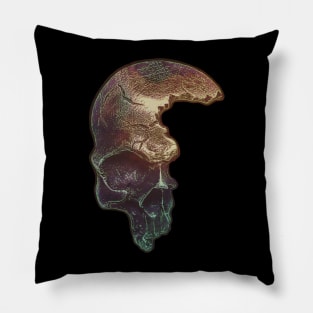 Vintage Retro Hip-hop Punk Gothic Half Skull Pillow