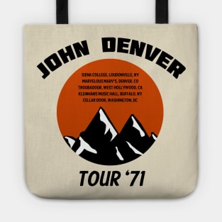 John Denver Tour '71 Tote