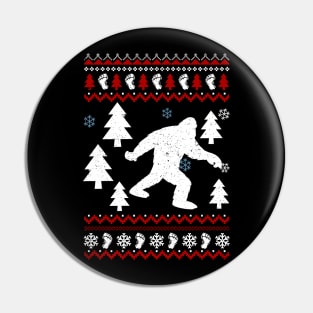 Sasquatch Ugly Christmas Pin