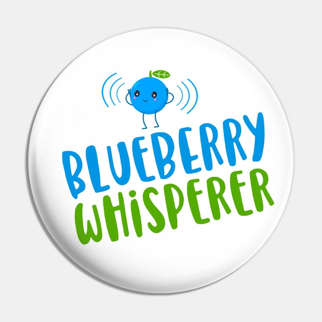 Blueberry Whisperer Pin by Jitterfly