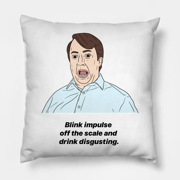 MARK CORRIGAN | BLINK IMPULSE Pillow by tommytyrer