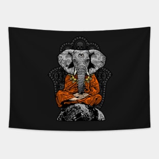 Zen Elephant Tapestry