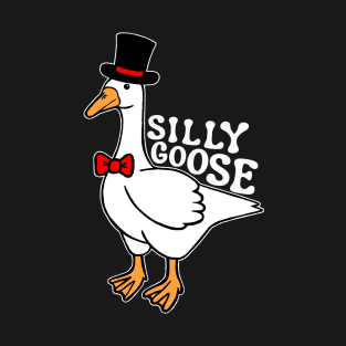 Silly Goose with Top Hat T-Shirt