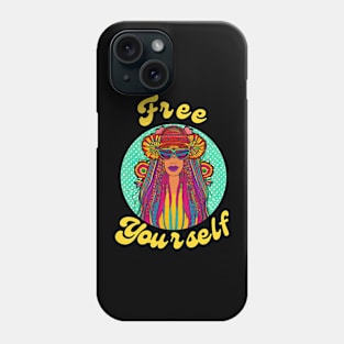 Vintage Hippie - Happy, Positive, Colorful, 1960s, 1970s! | Phone Case