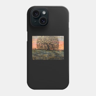 Serene Willow Sunset Phone Case