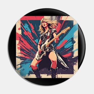 Taylor Swift vintage dnd style art Pin