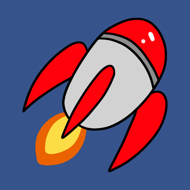 Chubby Rocket Ship by saradaboru