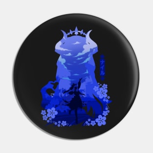 GENSHIN IMPACT NILOU NEGATIVE SPACE Pin