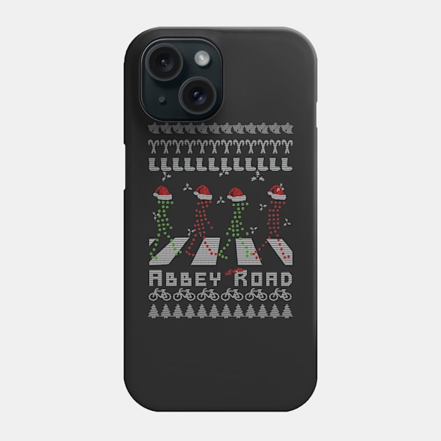 Abbey Road Ugly Christmas Model Phone Case by D3monic