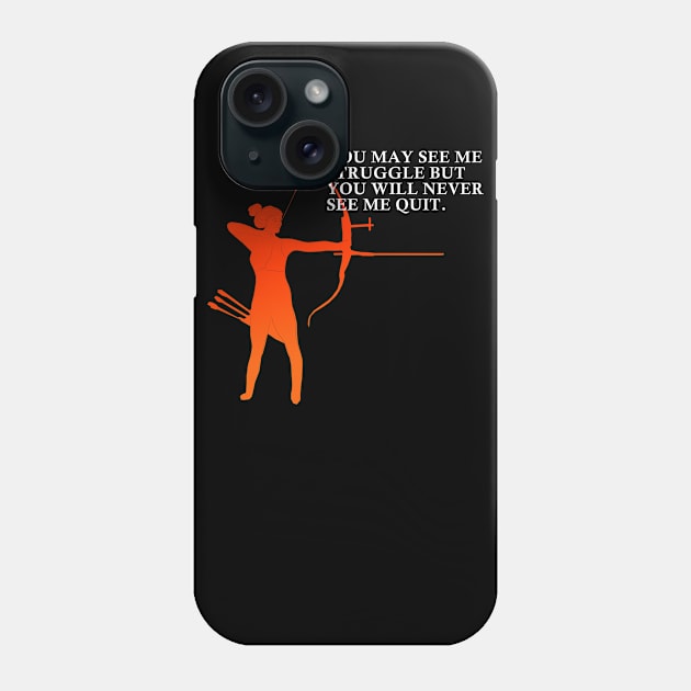 Archery lover Phone Case by Johka