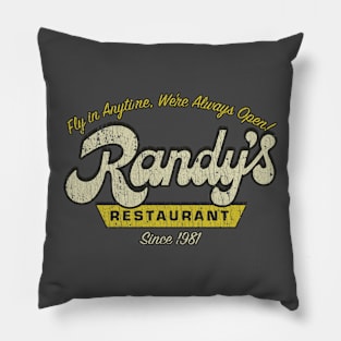 Randy’s Restaurant 1981 Pillow