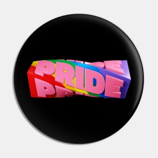 Pride Rainbow Flag Abstract Pin