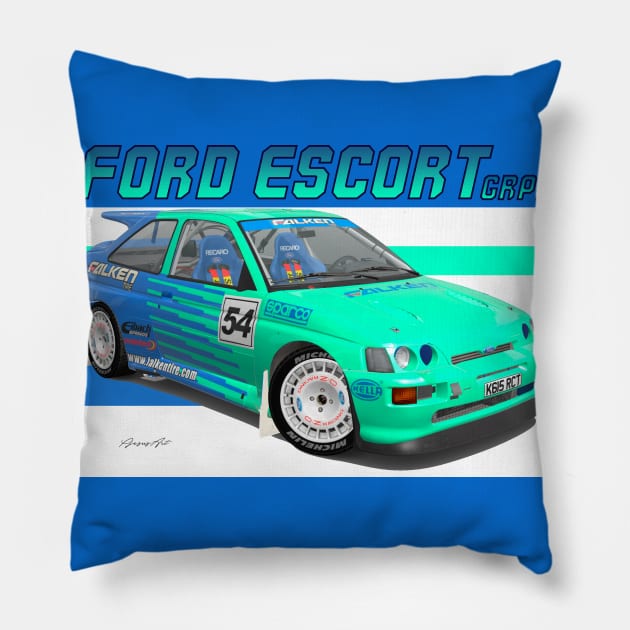 GrA Ford Escort V Pillow by PjesusArt