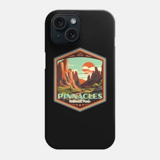 Pinnacles National Park Vintage WPA Style Outdoor Badge Phone Case