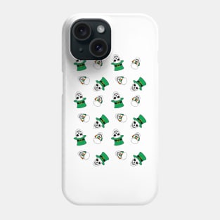 st. paddy's day skulls Phone Case