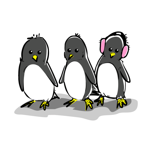 3 Penguins by Pemoji