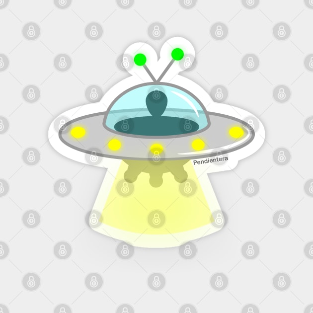 UFO Magnet by Pendientera