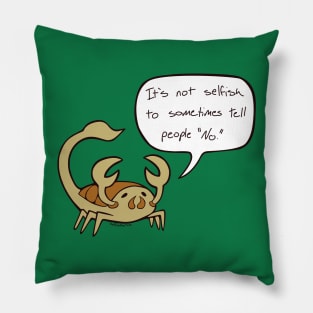 Boundaries Scorpion Pillow