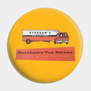 Burnham Van Service - 1957 Pin