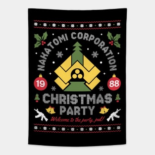 Nakatomi Corporation Christmas Party Tapestry