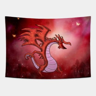 Funny dragon Tapestry