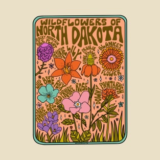 North Dakota Wildflowers T-Shirt