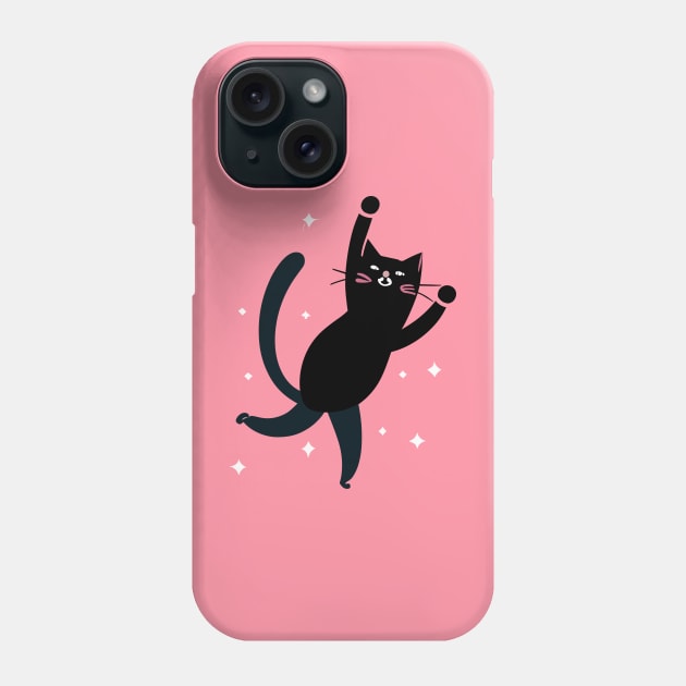 Dancing cat Phone Case by Tiberiuss