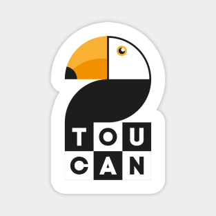 Toucan Logo Design for Boys Men Girls Women Kids Magnet