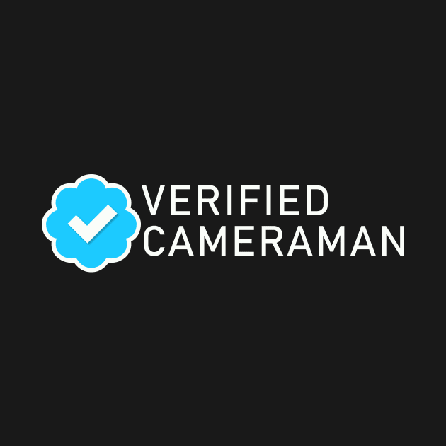 Verified Blue Check Cameraman by Ketchup