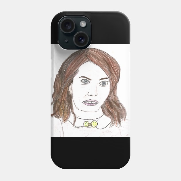 Emma Stone Fan Art Phone Case by SaifsArt