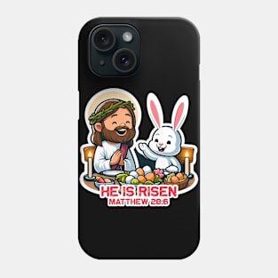 Matthew 28:6 He Is Risen Phone Case