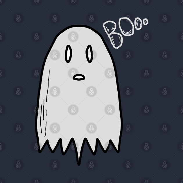 cute ghost boo by me and dinosaur