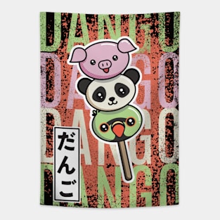 Dango pig panda parrot Tapestry