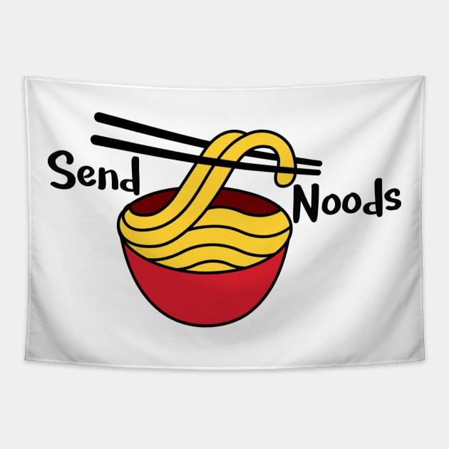 Send Noods Tapestry by DANPUBLIC