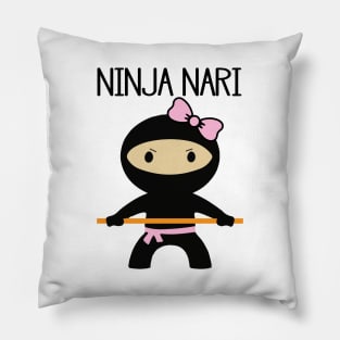 Ninja Naari Indian Women Feminism Pillow