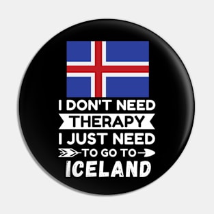 Iceland Travel Pin