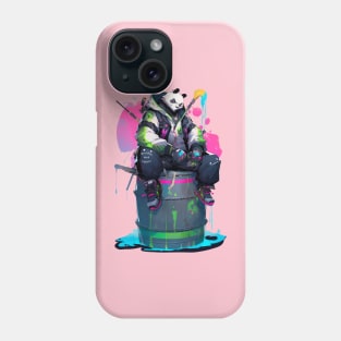 Panda, warrior of colors Phone Case