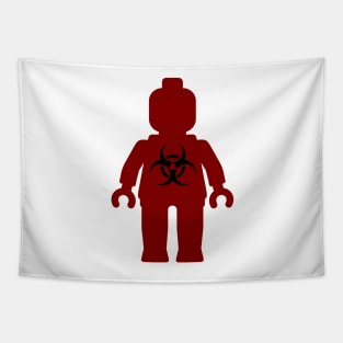 Minifig with Radioactive Symbol Tapestry