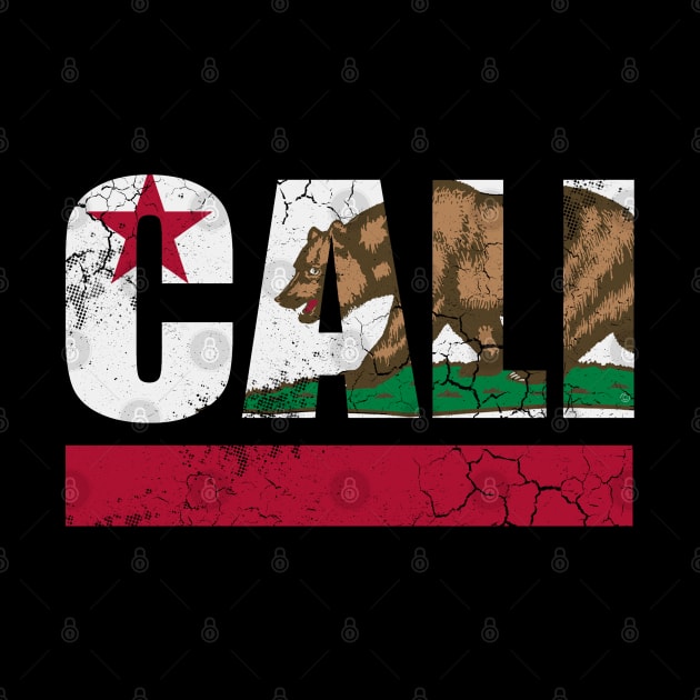 California Republic Flag Cali by E