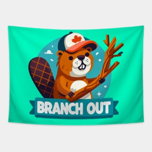 Branch Out: Clever Beaver's Exploration Tapestry