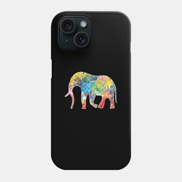 Cool Elephant Colorful Tribal T-shirt Phone Case by thefriendlyone