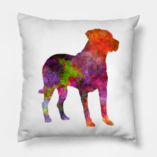 Uruguayan Cimarron in watercolor Pillow