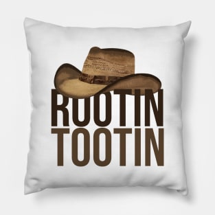 rootin tootin cowboy hat Pillow